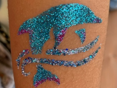 Bar à paillettes maquillage