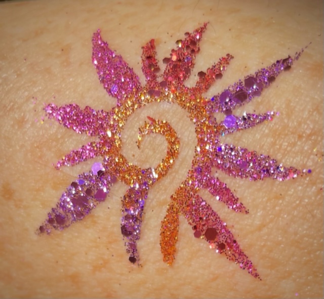 Tatouage paillettes